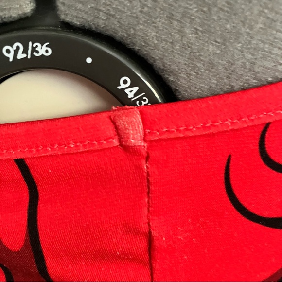 SOLD PUSHBUTTON Red Goggle Girl Tank Top, Large - Picture 6 of 9